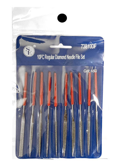 10-piece Dipped Handle Diamond Needle File set (2mmX100mmX 50mm)