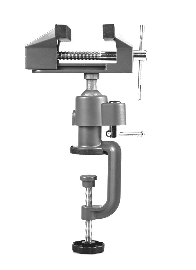 3" Universal Aluminum Table Vise, Jaw Opening 2.3/4"