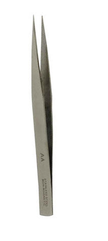 3-piece set of Professional Quality Titanium Tweezers, consists of Tweezer # 5, 1 & AA, India