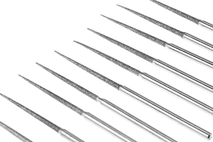 10 Pc Set - Tapered Diamond Bead Reamer With Diamond Coated Tips