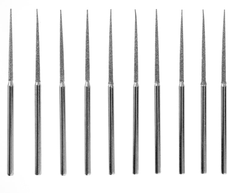 10 Pc Set - Tapered Diamond Bead Reamer With Diamond Coated Tips