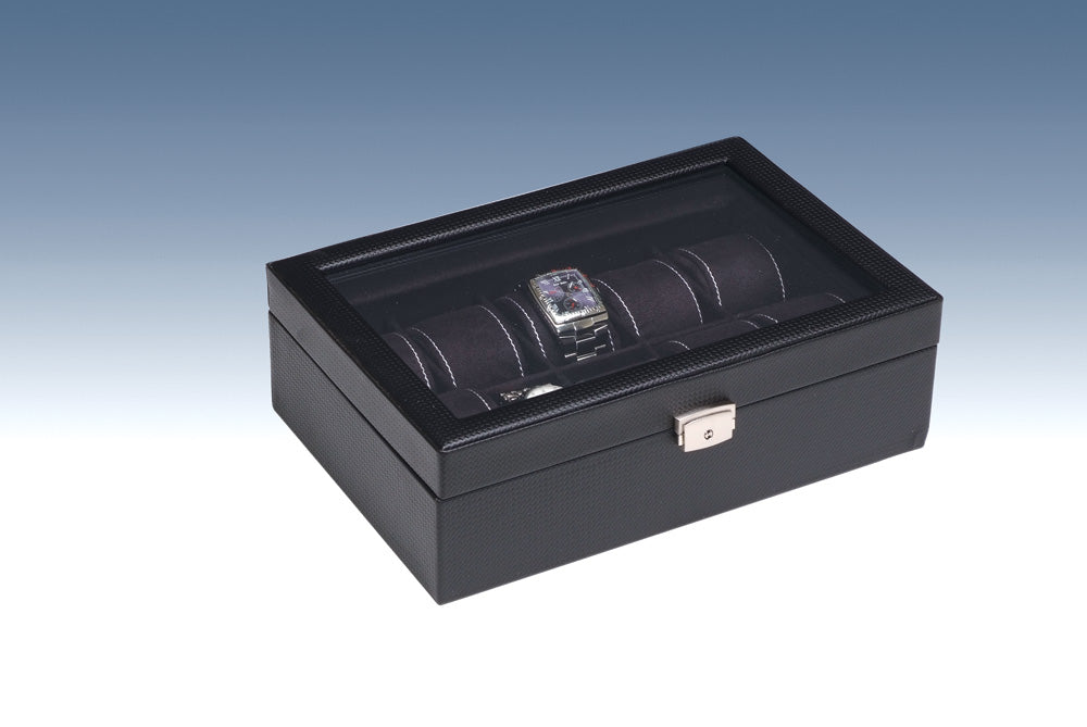 Premium Solid & Glass Top Watch Cases