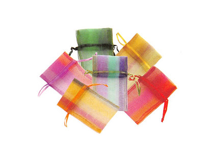 Bag & Pouch - Drawstring  - Sheer Colors -   Assorted