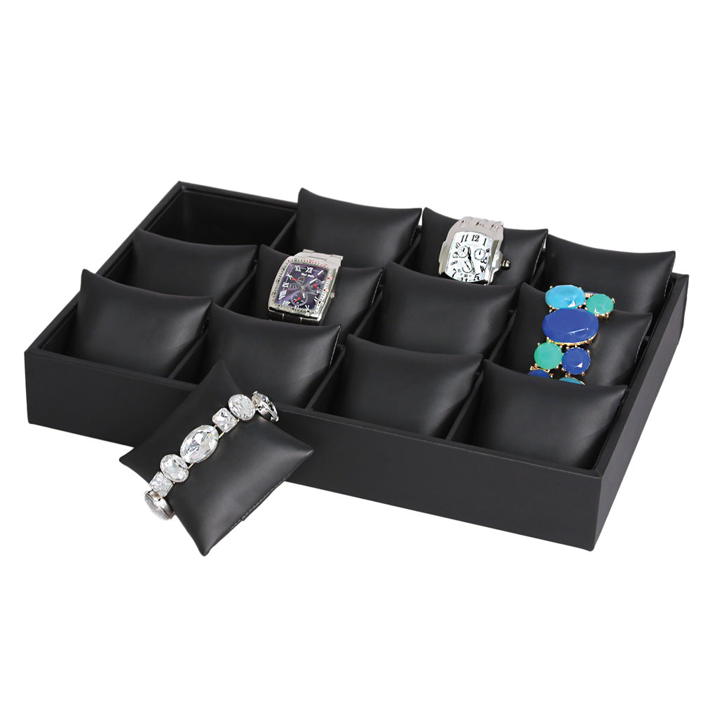 Watch Display Trays With 12 Watch Pillows