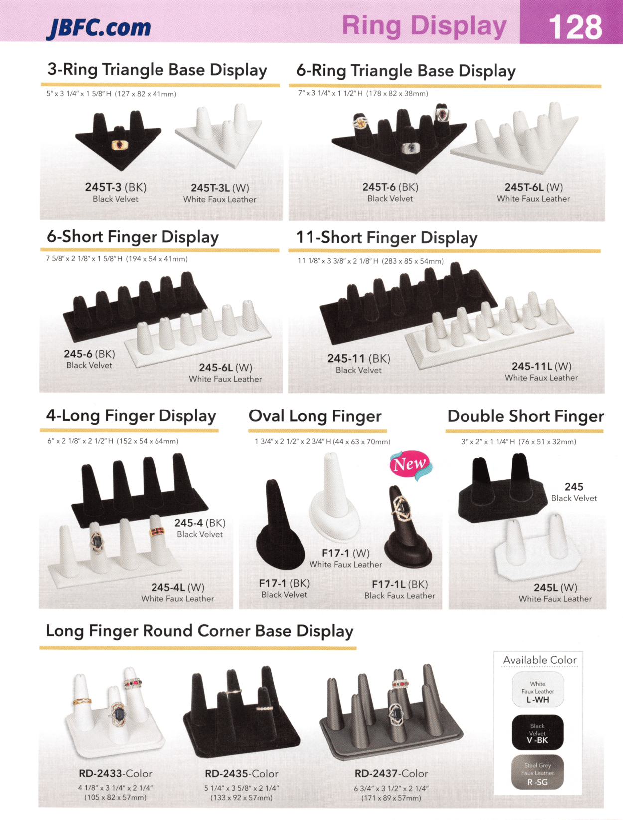 3-Ring Triangle Base Display