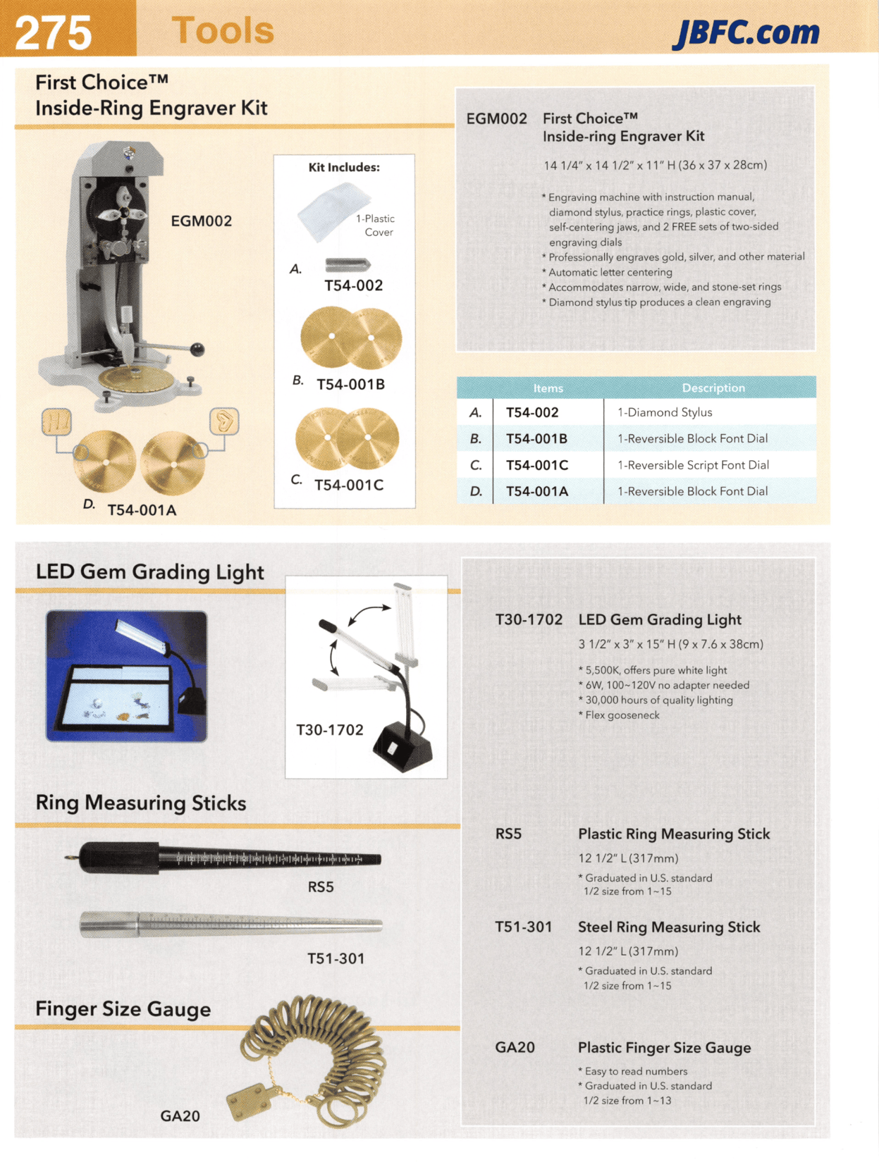 Finger Size Gauge