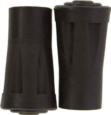 2-piece of Metal Reinforced Rubber Tips Set for Walking Sticks