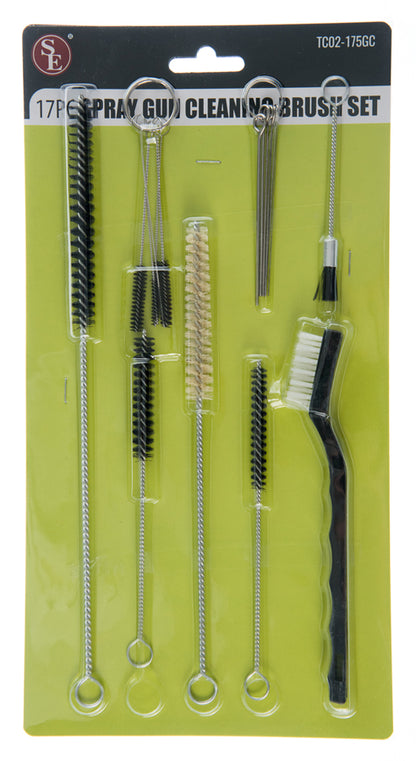 17-piece Spray Gun Cleaning Brush set